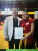 Тас Клубын тамирчин Хандаа Ерөнхийлөгч Д.Отгонбаярын хамт